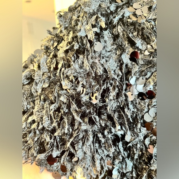 NWT ZARA FAUX FUR DRESS GIRLS SIZE 6/7 - Picture 7 of 9